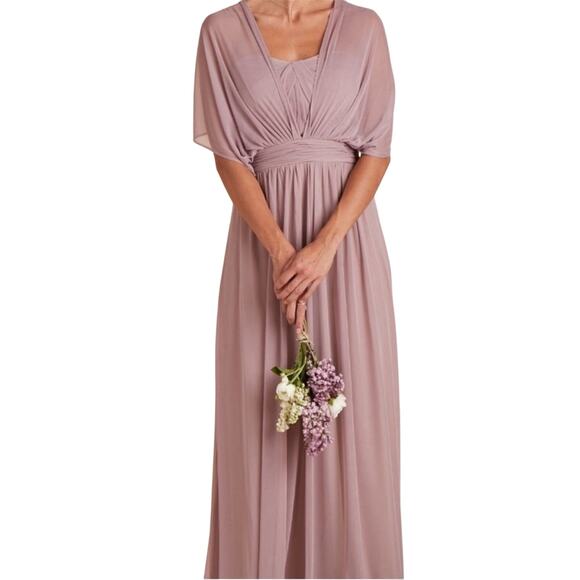 Birdy Grey Chicky Mauve Convertible Bridesmaid Dress XS NWT Floor Length - Picture 6 of 16